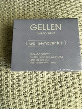 GELLEN Gel Remover Kit Gel Polish Remover Latex Tape Nail Strengthener